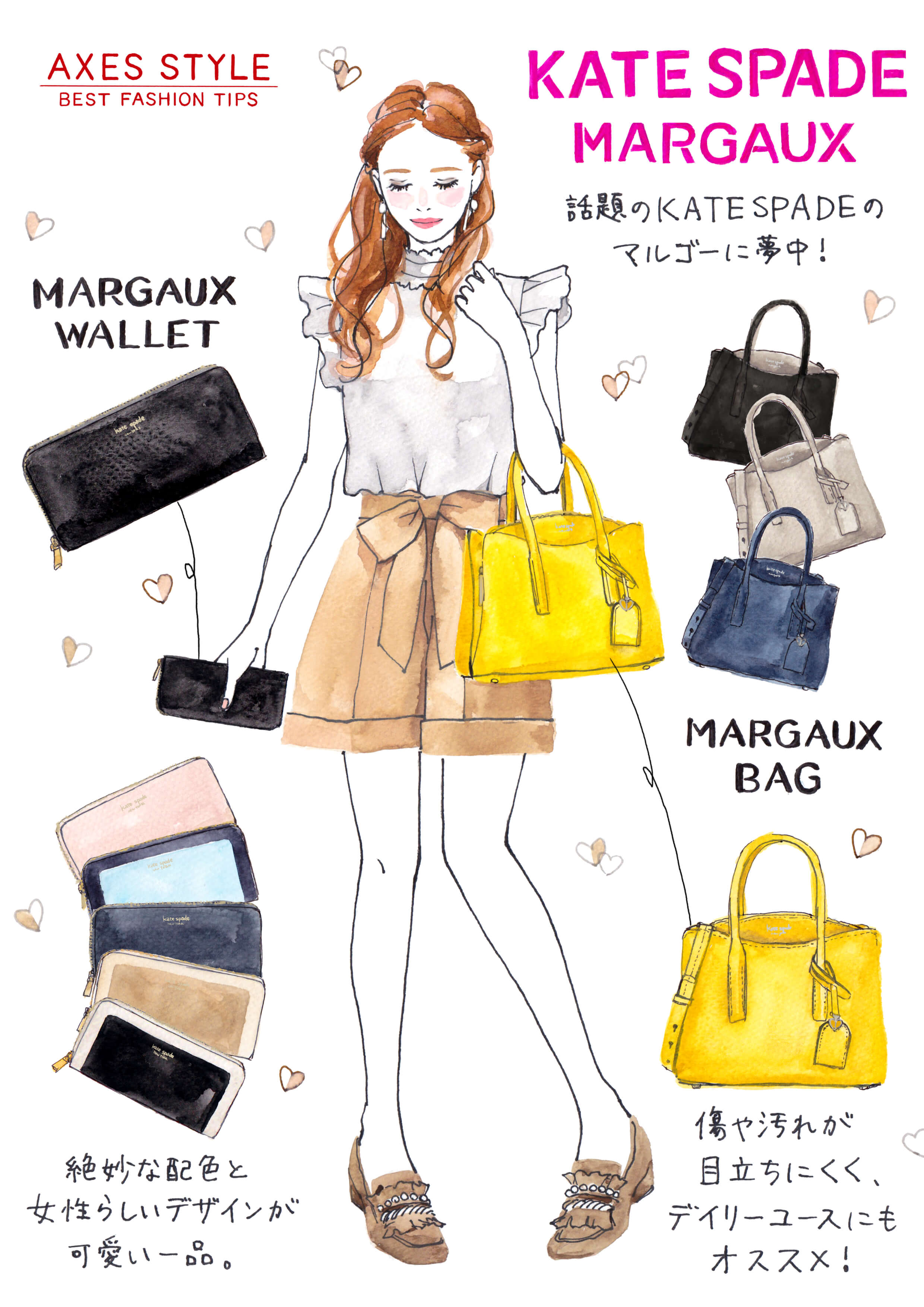 Axes Style Vol 22 話題のkate Spade ケイトスペード のマルゴーに夢中 Abox