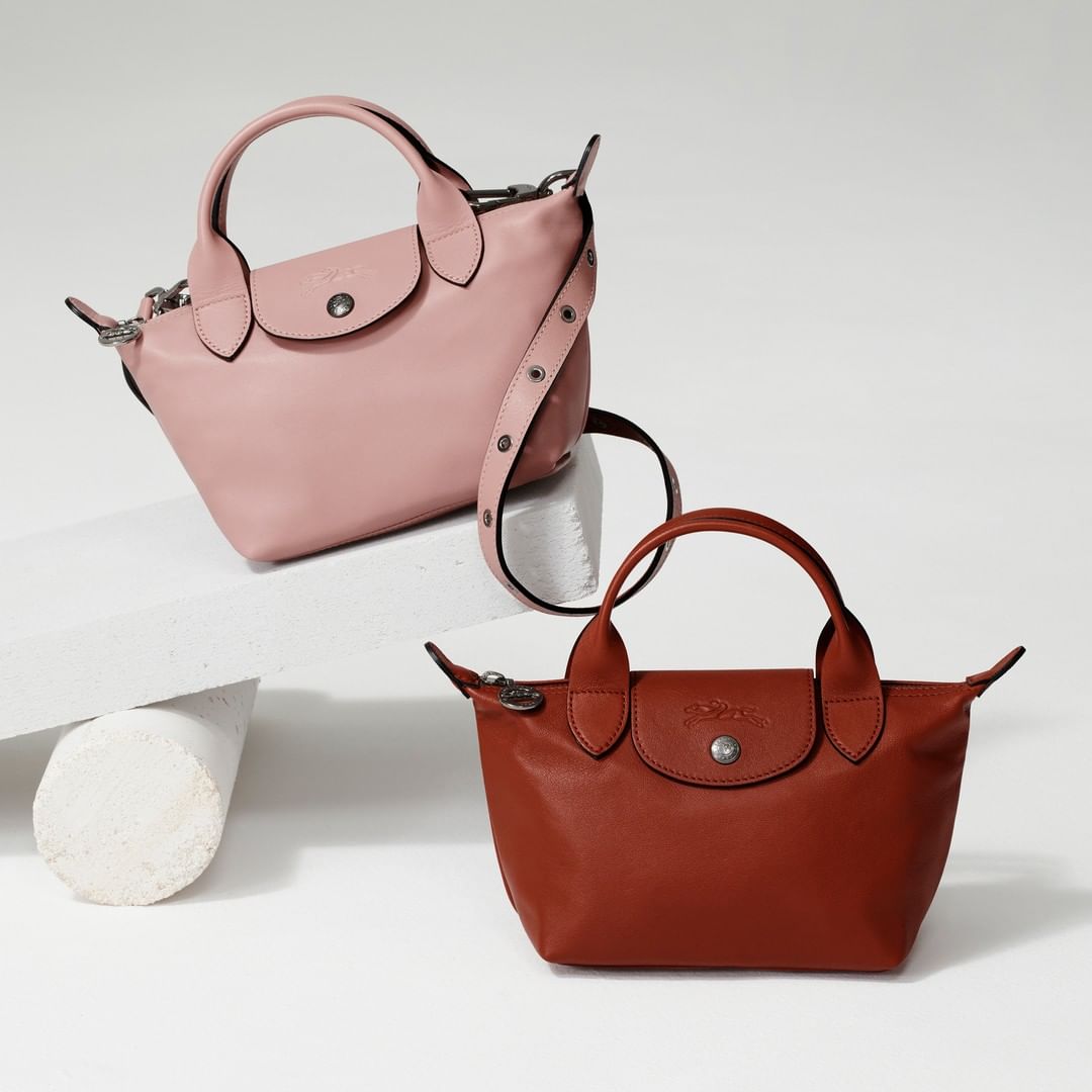 ロンシャンハンドバッグLONGCHAMP ルプリアージュ キュイール