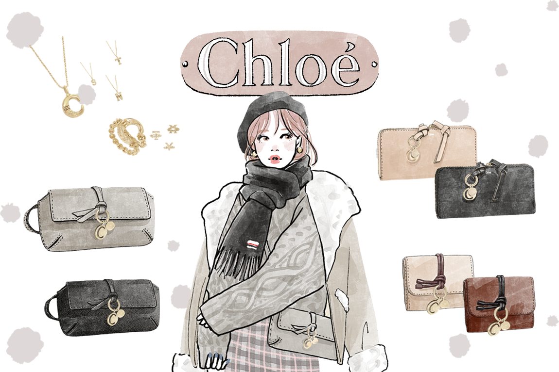 揺らめくロゴチャームが可愛い！『Chloe（クロエ）』のALPHABET