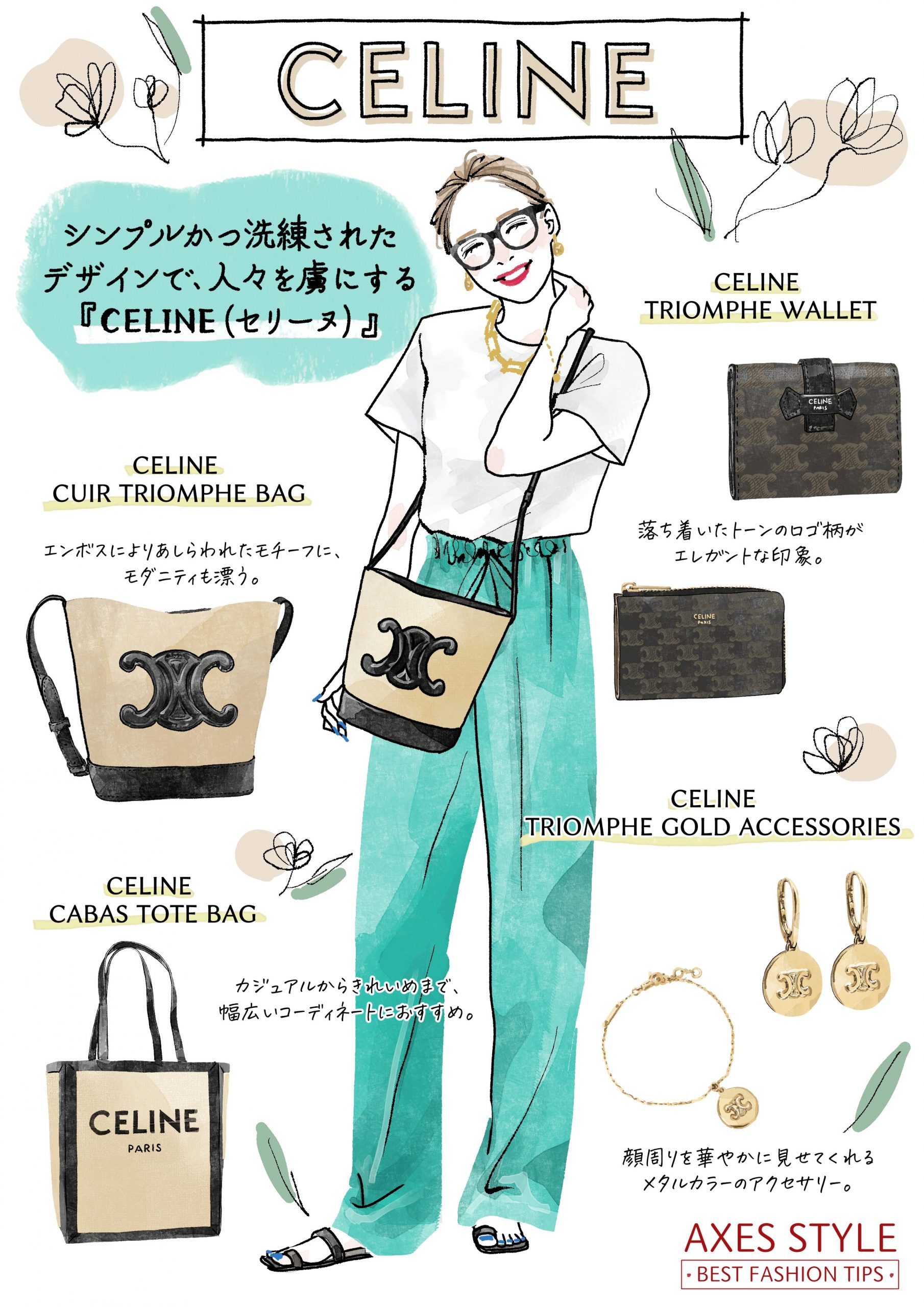 シンプルかつ洗練されたデザインで、人々をとりこにする『CELINE（セリーヌ）』 AXES STYLE vol.67