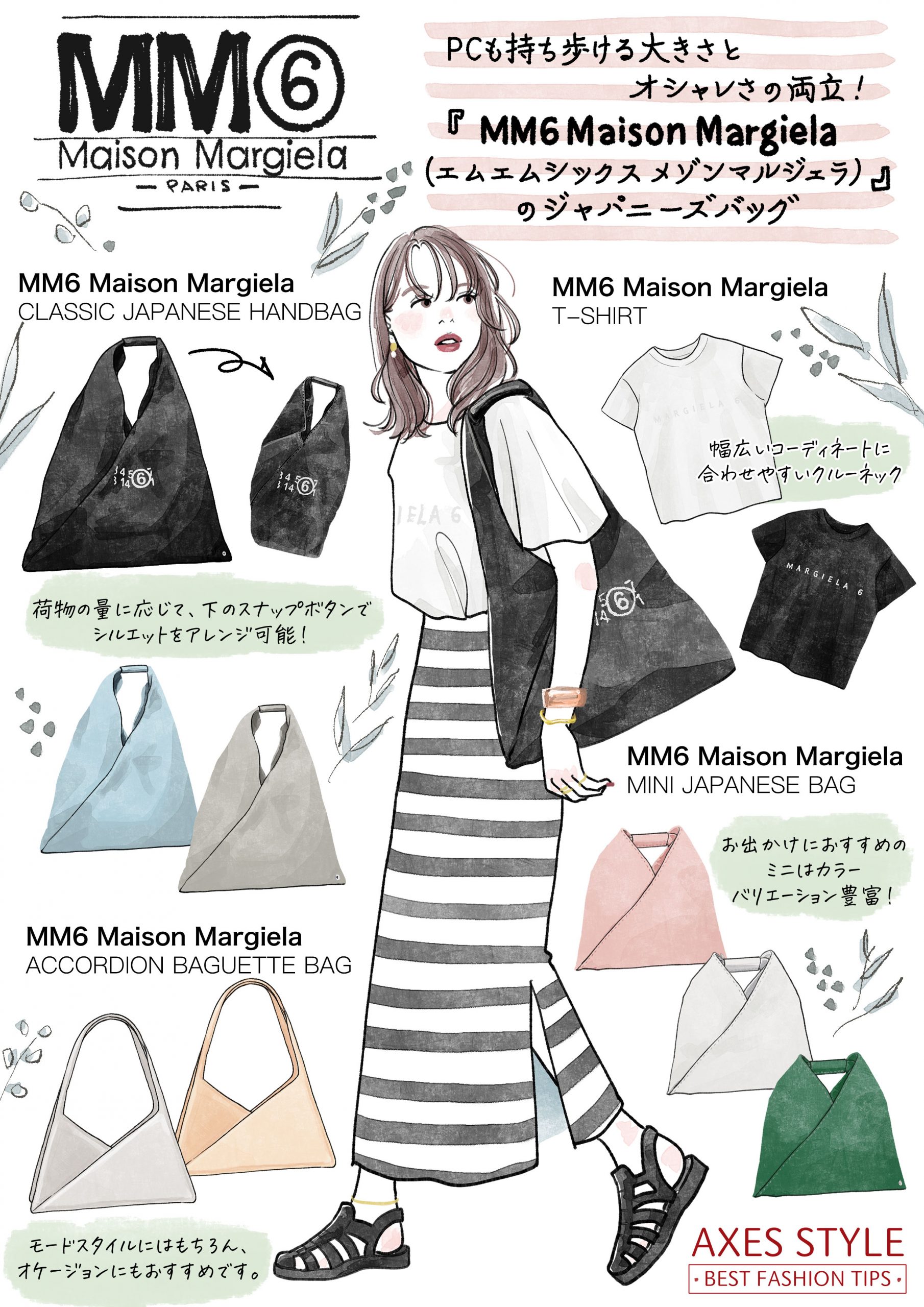 PCも持ち歩ける大きさとオシャレさの両立！『MM6 Maison Margiela